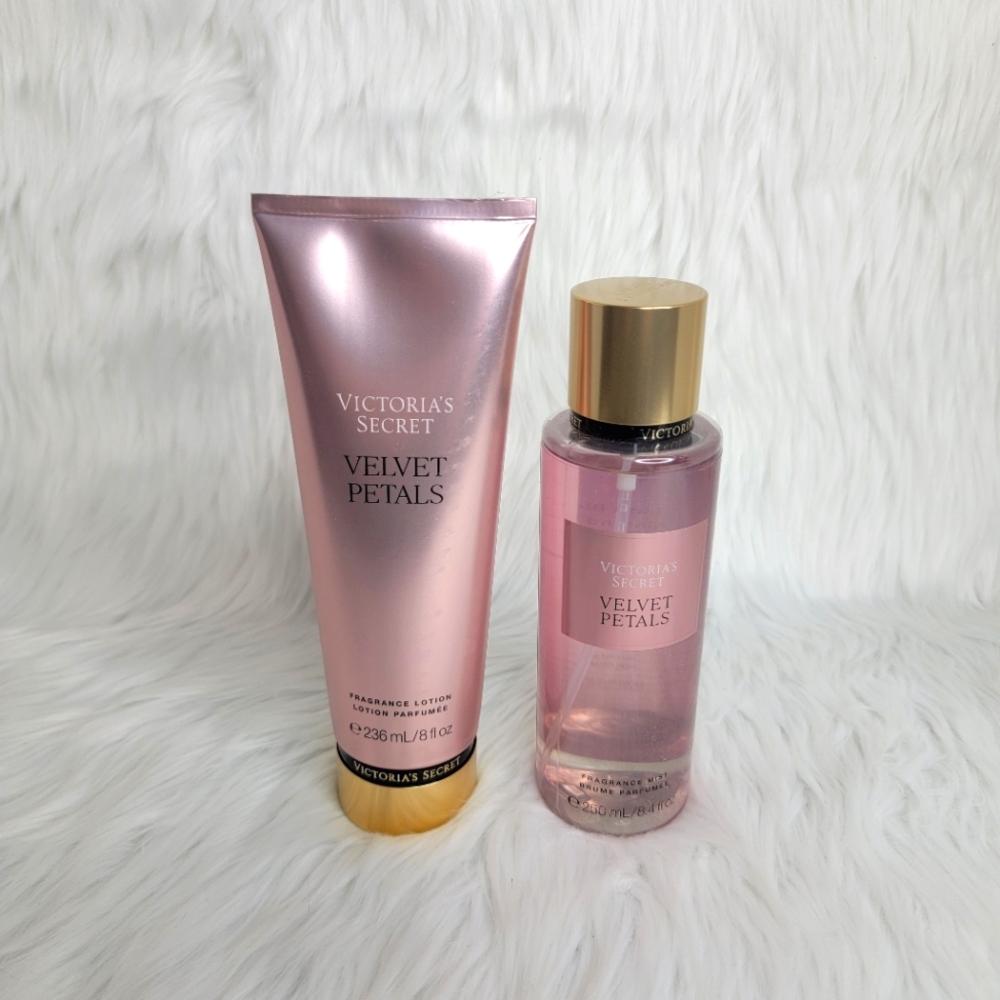 Victoria's Secret Velvet Petals Mist & Lotion Set.